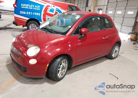2012 Fiat 500C Pop z USA, uszkodzony, nr VIN 3C3CFFDR8CT140168